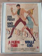 Filmposter Elvis Presley - Speedway a plein tube volle gas, Verzamelen, Ophalen of Verzenden, Gebruikt, Poster, Artwork of Schilderij