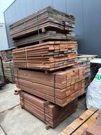 Azobe of bankirai terras vlonder planken en balken, Tuin en Terras, Palen, Balken en Planken, Ophalen, Planken, Zo goed als nieuw