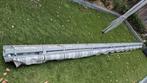 Zonnescherm 5,8m breed, 150 tot 300 cm, Ophalen, Gebruikt, Knikarmscherm