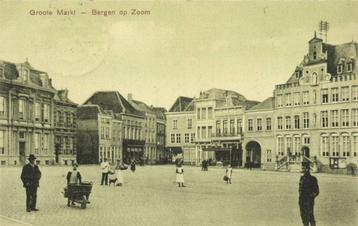 Groote Markt - Bergen op Zoom - 1909 gelopen beschikbaar voor biedingen