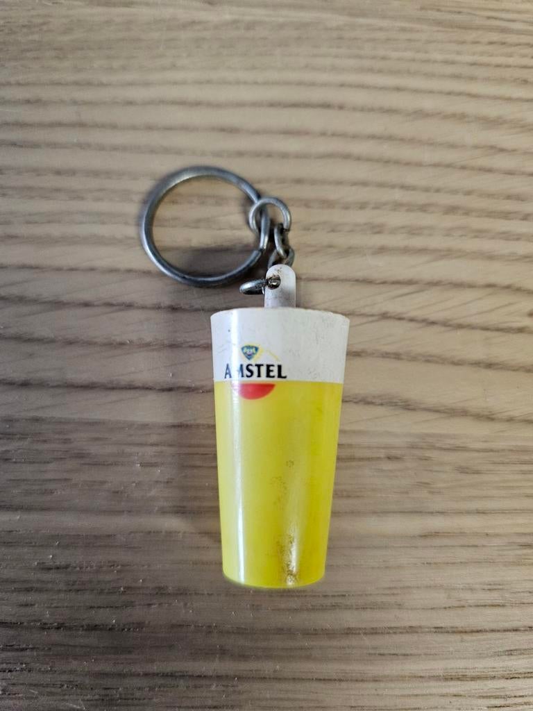 Amstel Bier Sleutelhanger, Ophalen of Verzenden, Gebruikt, Merk