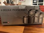 SIGG switzerland 4 delige pannenset, Ophalen of Verzenden, Nieuw, Rvs, Pannenset