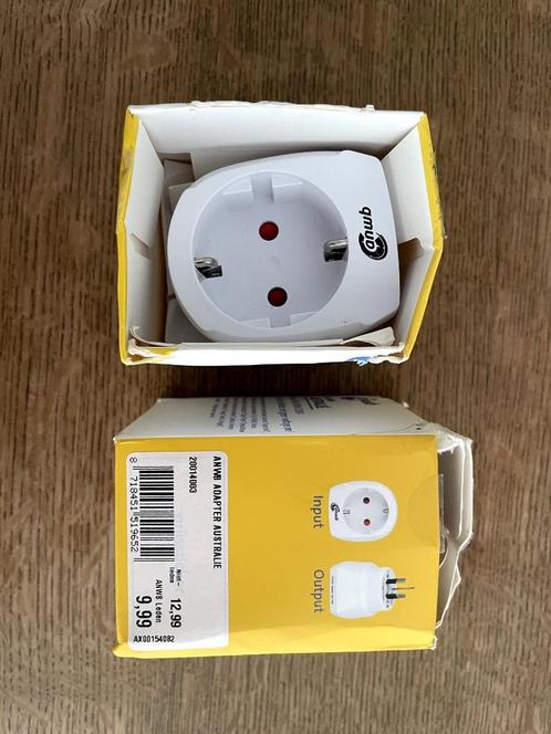Adapter Australië, Doe-het-zelf en Verbouw, Elektra en Kabels, Zo goed als nieuw, Stekker, Ophalen