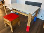 Speeltafel IKEA verstelbaar met opbergkruk, Ophalen, Gebruikt