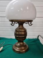 -	olielamp groot elektrische messing,, Huis en Inrichting, Ophalen of Verzenden