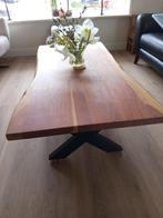 Douglash salontafel met metalen onderstel, Huis en Inrichting, Tafels | Salontafels, Ophalen, 100 tot 150 cm, 50 tot 100 cm, Zo goed als nieuw