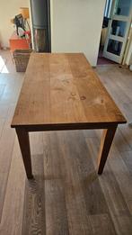 Teakhouten tafel, Huis en Inrichting, Tafels | Eettafels, Ophalen, Gebruikt, Teakhout, 50 tot 100 cm