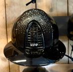 Kep Italia chromo Polo zwart lak Swarovski maat L, Dieren en Toebehoren, Ophalen of Verzenden, Zo goed als nieuw, Dressuur, Cap
