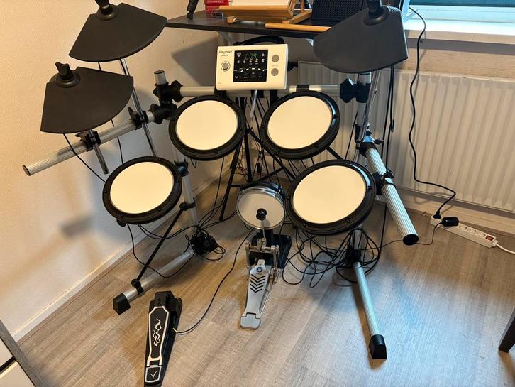 Hayman dd03 complete drumkit., Muziek en Instrumenten, Drumstellen en Slagwerk, Zo goed als nieuw, Overige merken, Ophalen