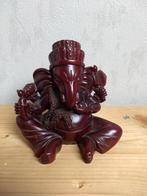 Boeddha Ganesha  12 cm Donkerrood, Ophalen, Zo goed als nieuw