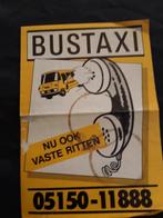 FRAM folder BUSTAXI en dienstregeling 22 okt 1984, Verzamelen, Spoorwegen en Tramwegen, Ophalen of Verzenden, Gebruikt, Bus of Metro