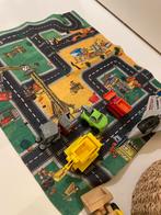 Speelgoedauto's en Speelkleed, Ophalen, Gebruikt