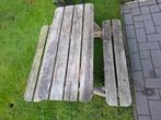 Kinder picknicktafel, Tuin en Terras, Zo goed als nieuw, Rechthoekig, Hout, Ophalen