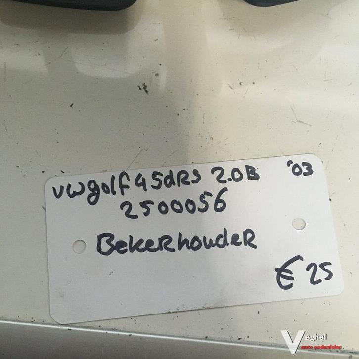 Vw Golf 4 2003  5drs 2.0 B Wagennr 2500056   Bekerhouder, Auto-onderdelen, Interieur en Bekleding, Gebruikt, Ophalen of Verzenden
