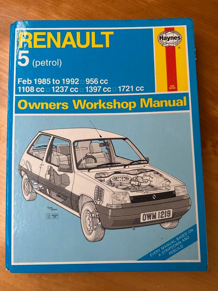 Renault 5 Haynes Werkplaatshandboek, Auto diversen, Handleidingen en Instructieboekjes, Verzenden