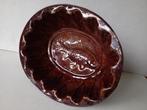 Pudding vorm bakvorm mangaan fries aardewerk vis 17-18e eeuw, Ophalen of Verzenden