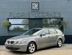 BMW 5-serie Touring 525i | Youngtimer | Zwart Leer | Pano |, Te koop, Zilver of Grijs, 5 stoelen, Benzine