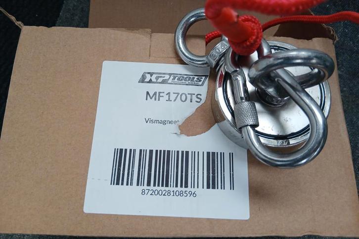 Vis magneet - Krachtige magneet voor schatzoeken!, Hobby en Vrije tijd, Metaaldetectors, Zo goed als nieuw, Meer dan 30 cm, Overige merken