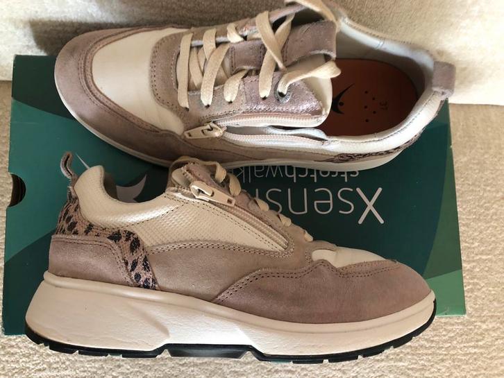 Xsensible Stretchwalker Sneakers Mt 37 H, Kleding | Dames, Schoenen, Zo goed als nieuw, Sneakers of Gympen, Beige, Ophalen of Verzenden