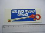 sticker oud SHELL 4 niveau olie oliepeil auto oldtimer retro, Verzenden, Zo goed als nieuw, Bedrijf of Vereniging
