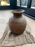 Antieke Houten Vaas - Rustieke Decoratie Vazen, Ophalen