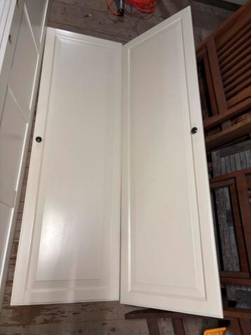 Ikea Pax kastdeuren (2x) 50x159cm + lades, creme wit beschikbaar voor biedingen