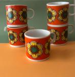 5 vintage esoressokopjes Villeroy & Boch, Ophalen of Verzenden, Zo goed als nieuw, Overige stijlen