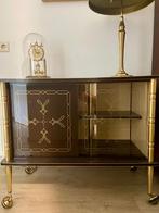 Vintage serveerwagen/drankenkastje, Ophalen, 50 tot 100 cm, Zo goed als nieuw, 25 tot 50 cm