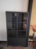 Metalen vitrinekast, Ophalen, 50 tot 100 cm, Zo goed als nieuw, 150 tot 200 cm