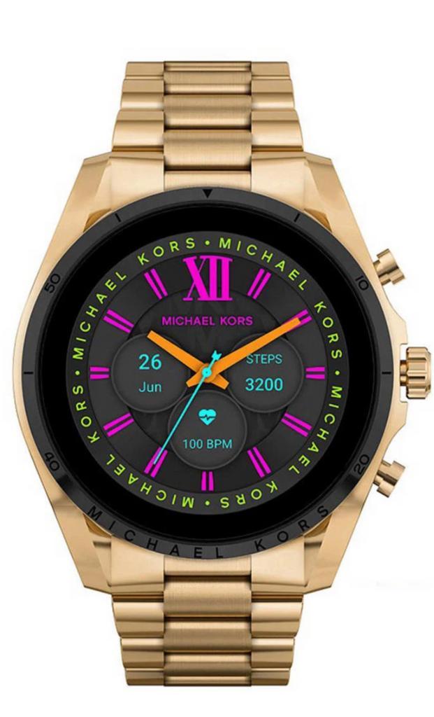 Gen 6 Bradshaw Display Smartwatch MKT5138 goudkleurig, Sieraden, Tassen en Uiterlijk, Horloges | Dames, Zo goed als nieuw, Overige merken