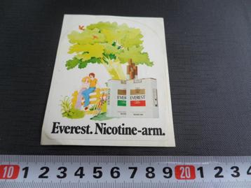 sticker tabak everest nicotine-arm strip man vrouw fiets hek beschikbaar voor biedingen