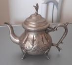 Verzilverde retro theepot met arend, Ophalen of Verzenden