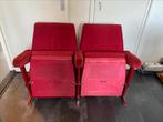 Vintage Bioscoopbankje Spaans, Antiek en Kunst, Antiek | Meubels | Stoelen en Banken, Ophalen