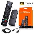 Zverky 4K Ultra HD Android TV Stick Inclusief Netflix en mee, Flex Ltd., Nieuw, https://flex.com/contact-us, Nobelstraat 10, 5807 GA Oostrum LB, Limburg, Nederland