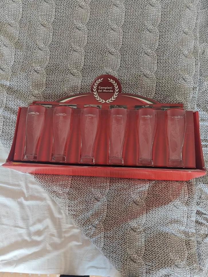 Shell 6x Drinkglazen in Display - Limited Edition, Huis en Inrichting, Keuken | Servies, Zo goed als nieuw, Glas of Glazen, Overige stijlen