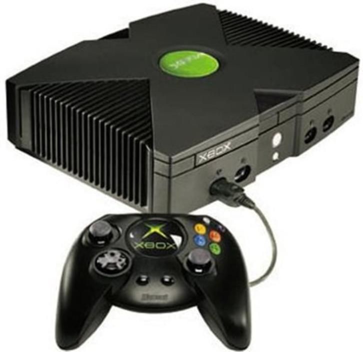 XBOX Original + 43 Games, Spelcomputers en Games, Spelcomputers | Xbox Original, Zo goed als nieuw, Met 1 controller, Met games