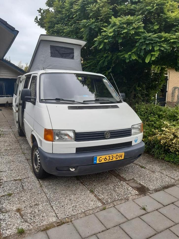 Volkswagen T4 camper, Caravans en Kamperen, Campers, Particulier, tot en met 4, Buscamper of Camperbus, Volkswagen, Diesel, Handgeschakeld