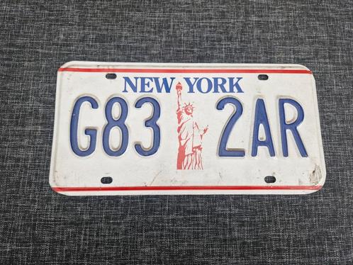 Kentekenplaat New York USA Nummerplaat nummerbord License NY, Verzamelen, Automerken, Motoren en Formule 1, Gebruikt, Auto's, Ophalen of Verzenden