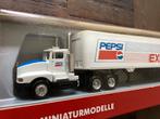 Herpa USA, Kenworth T-600 “Pepsi” Amerikaanse truck, nieuw, Nieuw, Ophalen of Verzenden, Bus of Vrachtwagen, Herpa