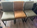 Eetkamerstoelen Ferro - 2x Groen - 1x Bruin, Ophalen
