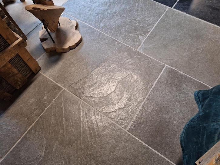 kasteeltegels Castle Stone Taupe / Chateau Gris Brun, Doe-het-zelf en Verbouw, Tegels, Nieuw, Vloertegels, Keramiek, 60 cm of meer
