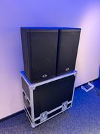 Dynacord a112 in flightcase 2x, Muziek en Instrumenten, Ophalen of Verzenden, Zo goed als nieuw, Minder dan 500 watt