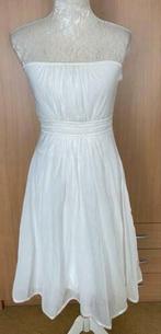 Emma strapless jurk maat M, Kleding | Dames, Jurken, Maat 38/40 (M), Wit, Ophalen of Verzenden, Zo goed als nieuw