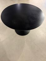Ronde table noire 120cm, Ophalen, Gebruikt, Rond, Vier personen