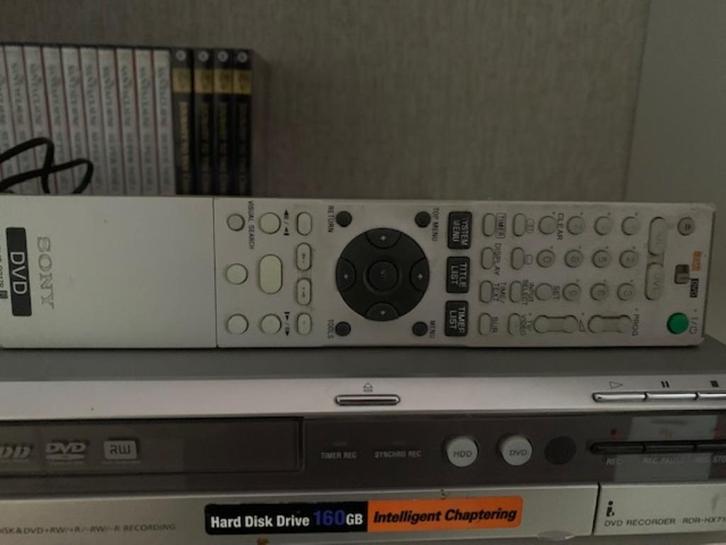 Eenvoudig ZELF video's op dvd Sony RDRHX 710 dvdhdrecorder, Audio, Tv en Foto, Dvd-spelers, Zo goed als nieuw, Dvd-recorder, Sony