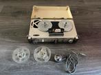 FUJI CHERRY 4 transistor taperecorder jaren 60 met microfoon, Ophalen of Verzenden, Bandrecorder, Met stofkap