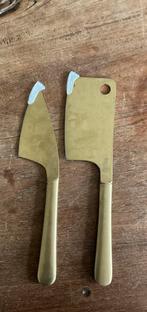 2 mat bronzen kaas messen van Royal van Kempen & Begeer, Ophalen of Verzenden, Zo goed als nieuw