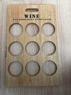 Houten Wijnrek voor 9 Flessen, 5 tot 15 flessen, Ophalen of Verzenden, Zo goed als nieuw, Minder dan 50 cm