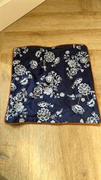 Blauwe Kussensloop met Bloemenprint, Ophalen of Verzenden, Nieuw, Blauw, Vierkant