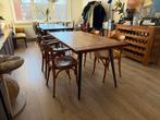 Mango houten tafel met stoelen - Amsterdam Noord, Ophalen, Gebruikt, 50 tot 100 cm, 150 tot 200 cm